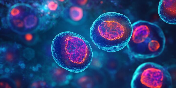 HEK 293 cell culture observed with a phase microscope, showcasing the significance of HEK 293 cells in various research applications, including CRISPR based genome engineering studies.
