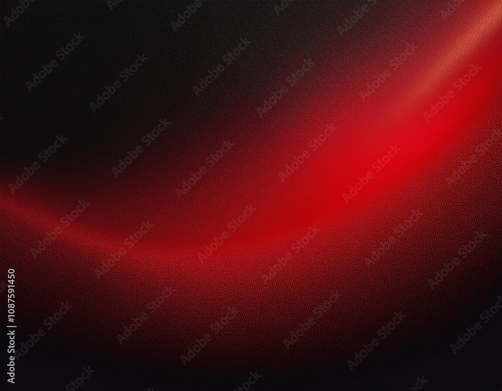 Wall mural dark red black grainy background abstract noise texture glowing color gradient shape poster header b