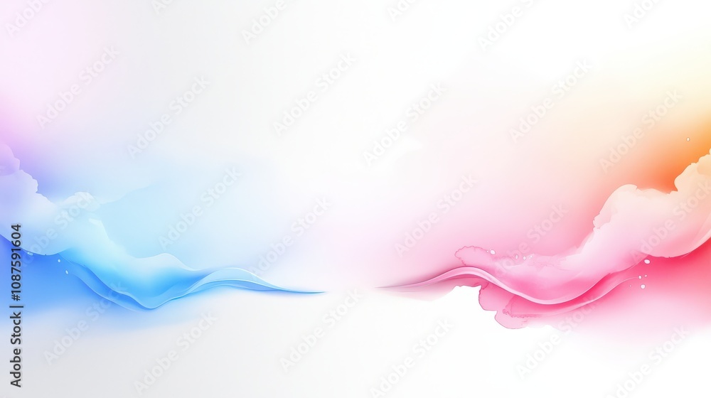 Poster watercolor texture background background with smooth gradients and subtle brush strokes, perfect for