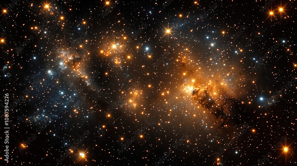 Fototapete Exploring the vibrant colors and dynamic formations of distant galaxies in deep space captured through advanced telescopes. Generative AI