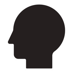 Human Head Profile icon.