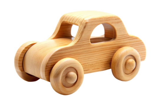 wooden toy car