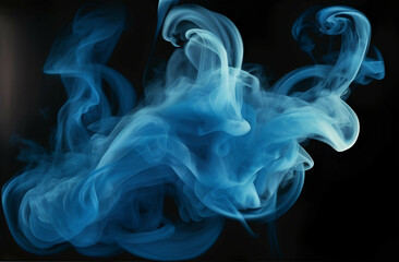 Fototapeta premium smoke on black
