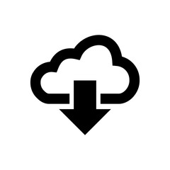 Obraz premium Download icon signage trendy design template.