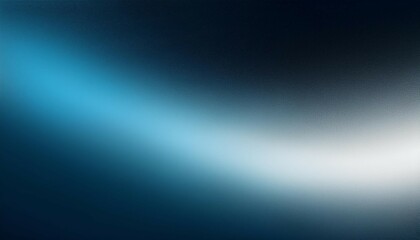 white blue black blurred abstract gradient on dark grainy background glowing light large banner size