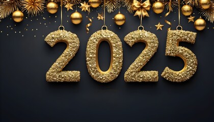 2025 Text happy new year 