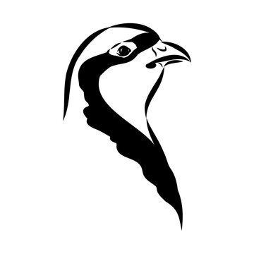 recommend clip art: Asian partridge, vector sketch, chukar