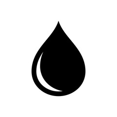 Fototapeta premium Water drop icon signage trendy design template.