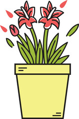 flower in a pot