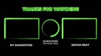 Dynamic YouTube End Screen Animation,Engaging Animated End Card for YouTube,Creative YouTube Outro Animation Template,Professional YouTube End Screen Animation,Animated End Screen for Youtube