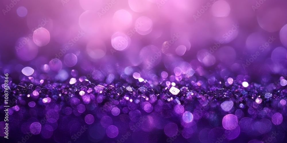 Poster stunning purple background image featuring vibrant purple bokeh effects. enhance your designs with t