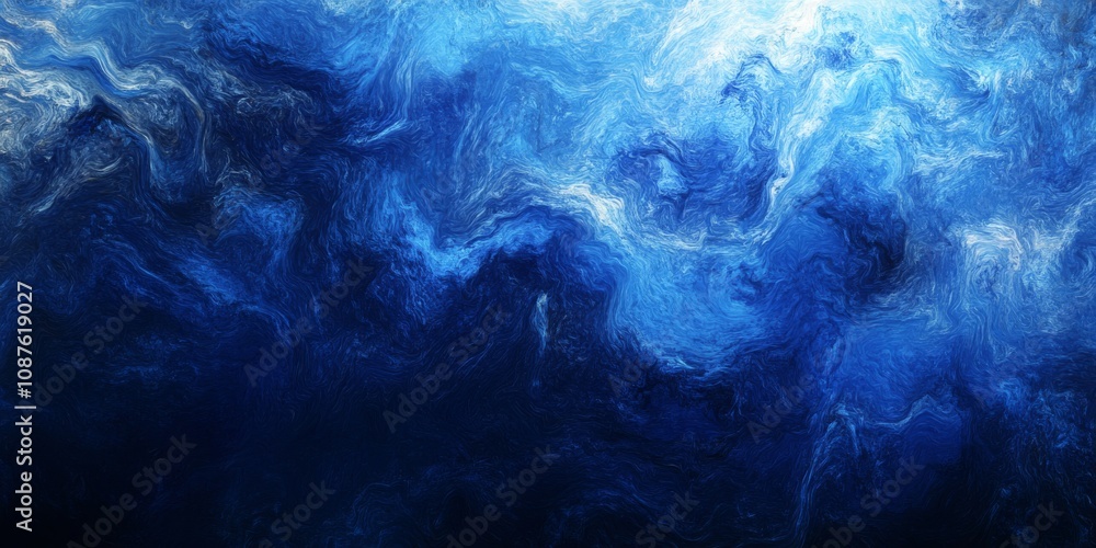 Poster abstract blue background featuring a captivating texture, ideal for various design purposes. this ab