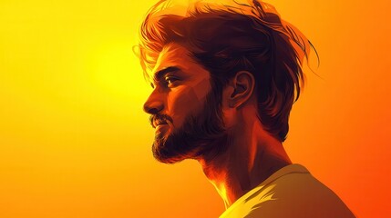 illustration of a man