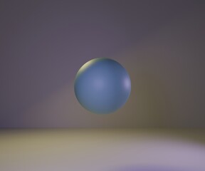 Sphere Background 3D 4K Pastel Color Geometry Pastel