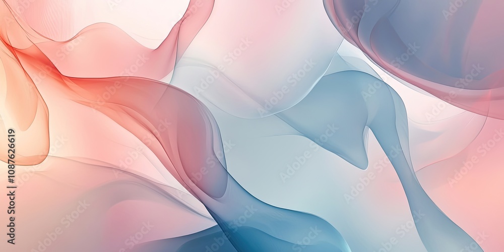 Poster stylish and elegant abstract background featuring fluid shapes and calming colors, perfect for enhan