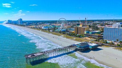 Myrtle Beach South Carolina - aerial view drone photography