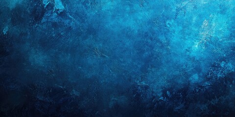 Obraz premium Metal texture of surface water in a deep sea setting, showcasing a stunning grunge blue water background that captivates with its unique metallic appearance and rich blue hues.