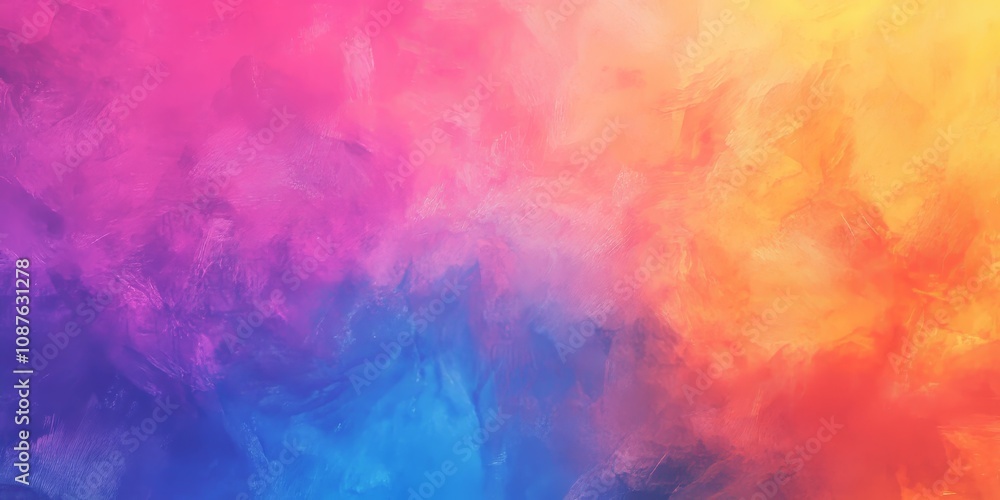 Poster vibrant and colorful background featuring unique texture, perfect for creative projects needing a co