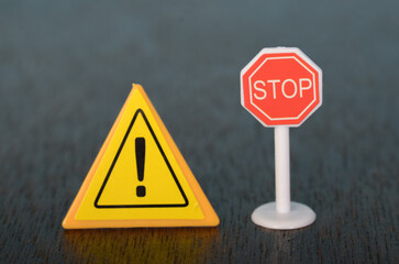 Stop Sign and Warning Sign Symbols: Key Visual Indicators of Safety and Caution