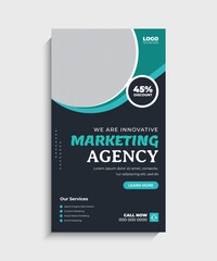 Digital Marketing Agency Facebook and Instagram story template