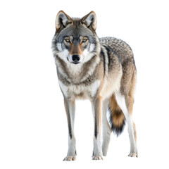 Obraz premium Majestic Wolf in Regal Stance