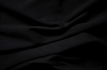 Obraz premium black fabric texture