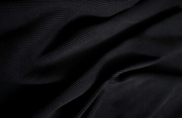 Fototapeta premium black fabric background