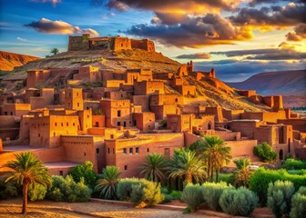 Obraz premium Surreal Ait Benhaddou Village, Morocco - Unseen Figures