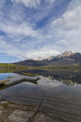 Pyramid Lake in the Spring