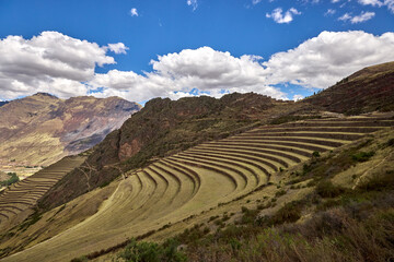 The terraces of Pisac are one of the most remarkable features of the Pisac Archaeological Park....