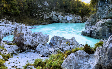 river in the mountains