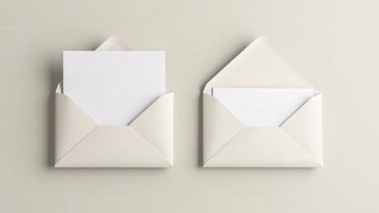 A realistic 10 envelope mockup highlighting clean lines and a modern layout, ideal for custom stationery designs.