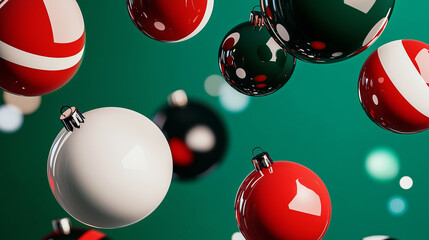 Christmas Ornaments Background