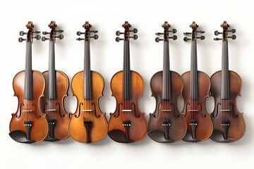 Naklejka premium Vector illustration set of 50 musical instruments in cartoon style isolated on white background Retro musical instruments set realistic design Music instruments, musical notes and equipment A variety