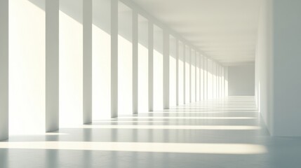 Naklejka premium Realistic, smooth white background with soft shadows, elegant, ideal for professional layouts