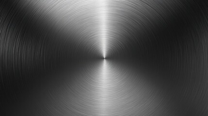 Shiny metallic background with a reflective surface, smooth texture, ideal for futuristic designs
