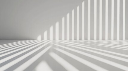 Obraz premium Smooth, abstract white background with a hint of shadow, minimalist and very clean design