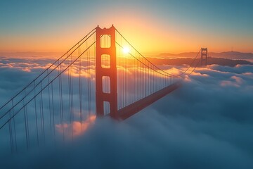 Obraz premium Golden Gate Bridge, San Francisco, USA 