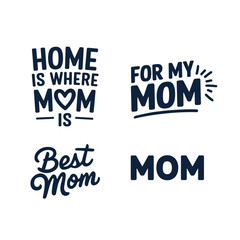 Mother's Day Greeting vector Design