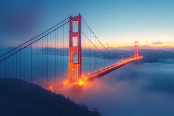 Obraz premium Golden Gate Bridge, San Francisco, 