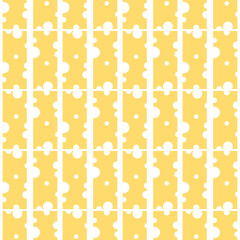 Seamless cheese pattern with pieces of cheese on white background