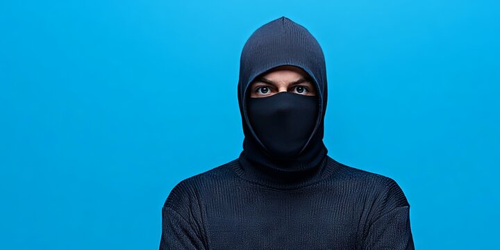 Mysterious Masked Man: A Portrait of Secrecy