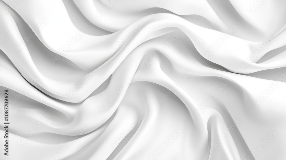 Fototapete white backdrop with a slight gradient, abstract, clean, and ready for text or product placement