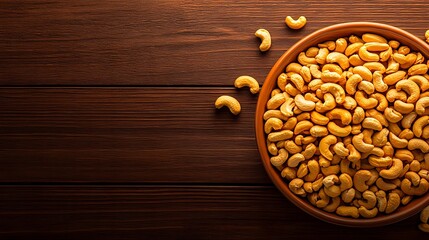 High-resolution nuts background, showcasing organic texture ideal for stock images related to natural snacks, nutrition, and healthy food marketing themes.