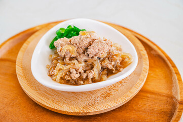 魚卵と糸こんにゃくの煮付け