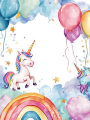 Cute Birthday Party Invitation