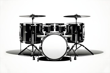 Vector illustration set of 50 musical instruments in cartoon style isolated on white background Retro musical instruments set realistic design Music instruments, musical notes and equipment A variety 