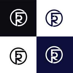 Obraz premium FR letter logo for your brand 