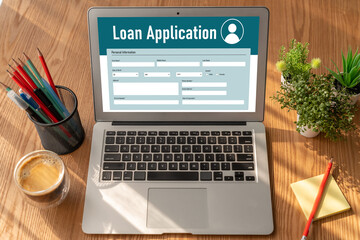 Online loan application form for modish digital information collection on the internet network