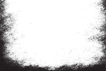 Scratched Grunge Urban Background Texture Vector. Dust Overlay Distress Grainy Grungy Effect. Distressed Backdrop Vector Illustration. Isolated Black on White Background. EPS 10.